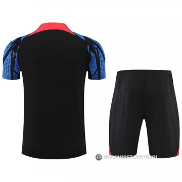 Chandal del Portugal Manga Corta 2022-23 Negro - Pantalon Corto