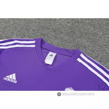 Chandal del Real Madrid Manga Corta 22-23 Purpura - Pantalon Corto