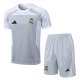 Chandal del Real Madrid Manga Corta 25-26 Gris - Pantalon Corto