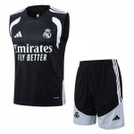 Chandal del Real Madrid Sin Mangas 25-26 Negro