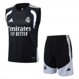 Chandal del Real Madrid Sin Mangas 25-26 Negro