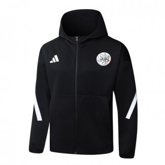 Chaqueta con Capucha del Ajax 25-26 Negro