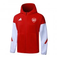 Chaqueta con Capucha del Arsenal 25-26 Rojo