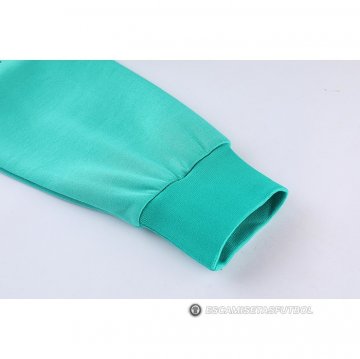 Chaqueta con Capucha del Barcelona 22-23 Verde y Azul