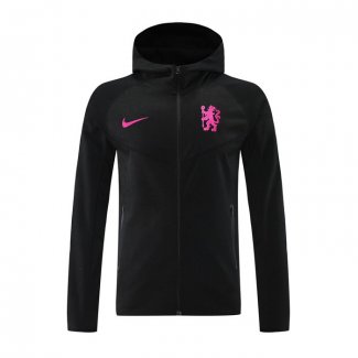 Chaqueta con Capucha del Chelsea 24-25 Negro