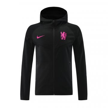 Chaqueta con Capucha del Chelsea 24-25 Negro
