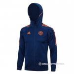 Chaqueta con Capucha del Manchester United 23-24 Azul