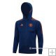 Chaqueta con Capucha del Manchester United 23-24 Azul