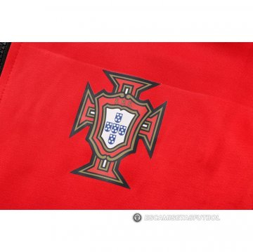 Chaqueta con Capucha del Portugal 22-23 Rojo
