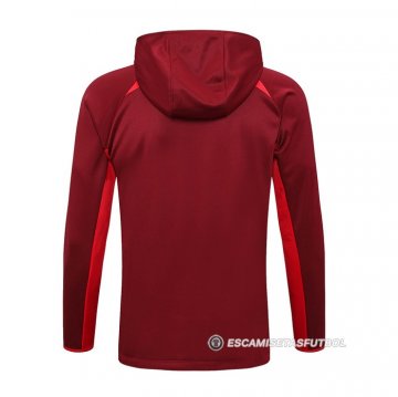 Chaqueta con Capucha del Portugal 23-24 Rojo