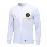 Chaqueta del Paris Saint-Germain Jordan 23-24 Blanco