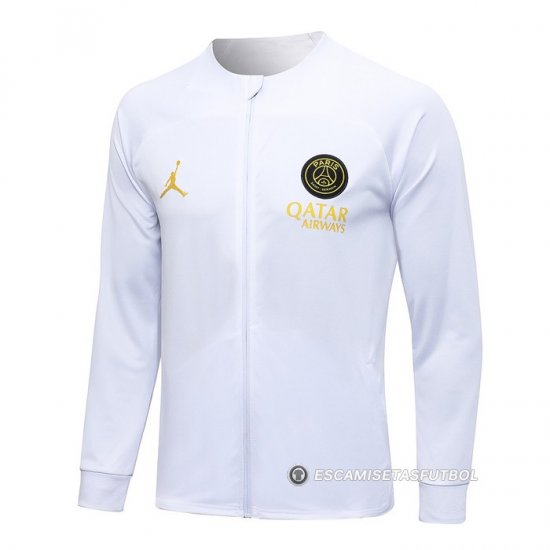 Chaqueta del Paris Saint-Germain Jordan 23-24 Blanco - Haga un click en la imagen para cerrar
