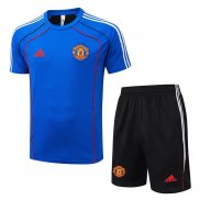 Conjunto Polo del Manchester United 25-26 Azul