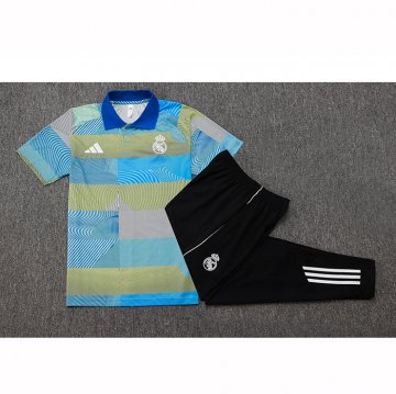 Conjunto Polo del Real Madrid 25-26 Azul Verde