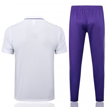 Conjunto Polo del Real Madrid 25-26 Blanco Purpura