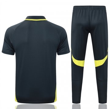 Conjunto Polo del Real Madrid 25-26 Gris Oscuro