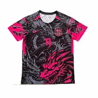 Tailandia Camiseta Barcelona Dragon 25-26 Negro Rojo