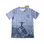 Tailandia Camiseta Brasil Jesus 25-26 Gris