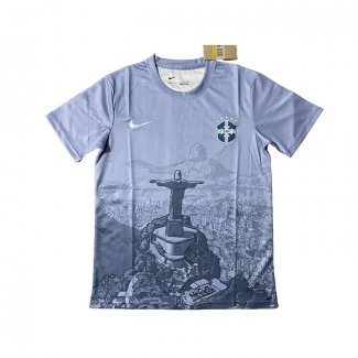 Tailandia Camiseta Brasil Jesus 2025-26 Gris