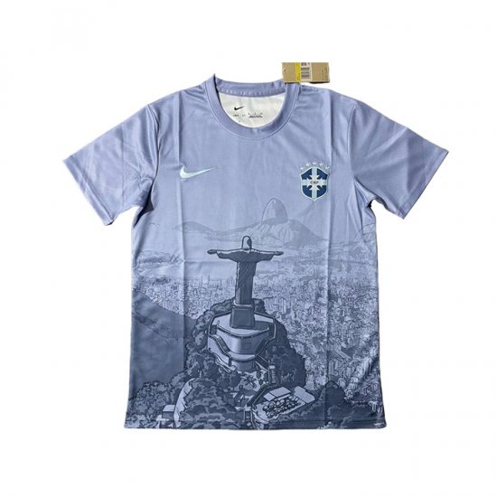 Tailandia Camiseta Brasil Jesus 2025-26 Gris - Haga un click en la imagen para cerrar