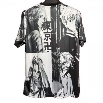 Tailandia Camiseta Japon Anime 2024-25 Negro y Blanco