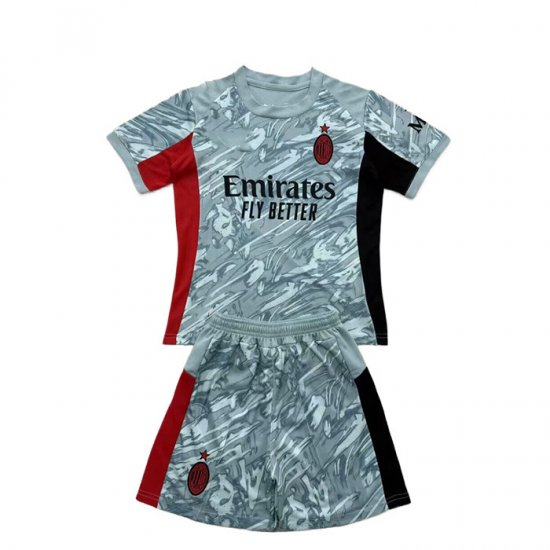 Camiseta AC Milan Portero Nino 25-26 Azul - Haga un click en la imagen para cerrar