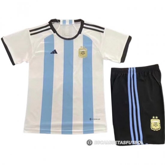 Camiseta Argentina 1ª Nino 2022 - Haga un click en la imagen para cerrar