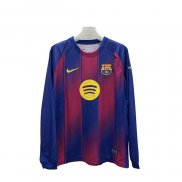 Camiseta Barcelona 1ª Manga Larga 25-26