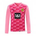 Camiseta Borussia Dortmund Portero Manga Larga 20-21 Rosa