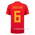 Camiseta Espana Jugador A.Iniesta 1ª 2018