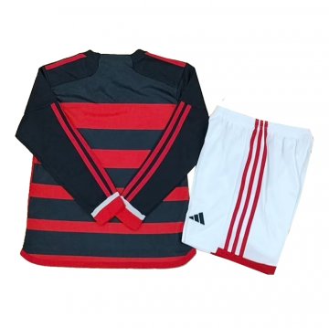 Camiseta Flamengo 1ª Manga Larga Nino 2024