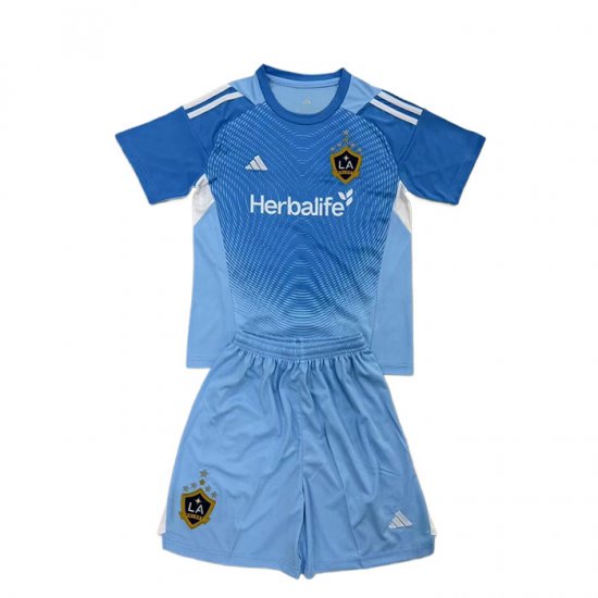 Camiseta Los Angeles Galaxy Portero Nino 2025 Azul - Haga un click en la imagen para cerrar