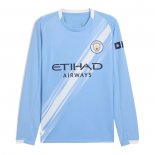 Camiseta Manchester City 1ª Manga Larga 25-26