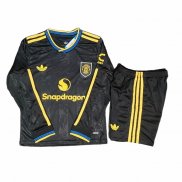 Camiseta Manchester United 3ª Manga Larga Nino 25-26