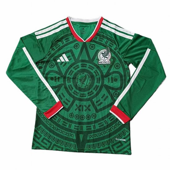 Camiseta Mexico 1ª Manga Larga 2026 - Haga un click en la imagen para cerrar