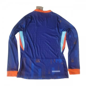 Camiseta Paises Bajos 2ª Manga Larga 2024