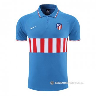 Camiseta Polo del Atletico Madrid 2022-23 Azul