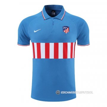 Camiseta Polo del Atletico Madrid 2022-23 Azul