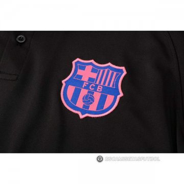 Camiseta Polo del Barcelona 22-23 Negro