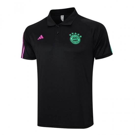 Camiseta Polo del Bayern Munich 23-24 Negro - Haga un click en la imagen para cerrar