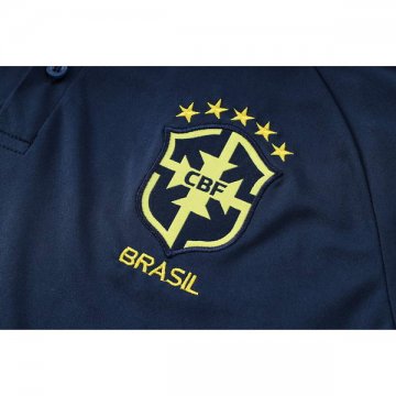 Camiseta Polo del Brasil 22-23 Azul Oscuro