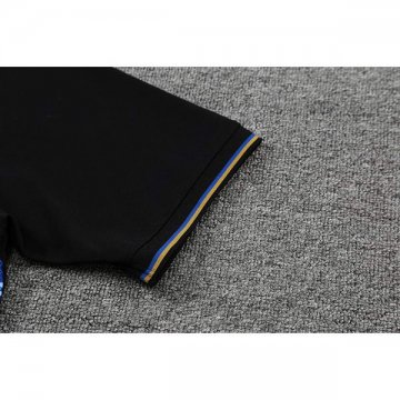 Camiseta Polo del Inter Milan 22-23 Negro y Azul