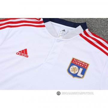 Camiseta Polo del Lyon 22-23 Blanco