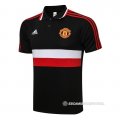 Camiseta Polo del Manchester United 2021-22 Negro