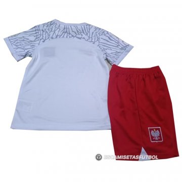 Camiseta Polonia 1ª Nino 2022