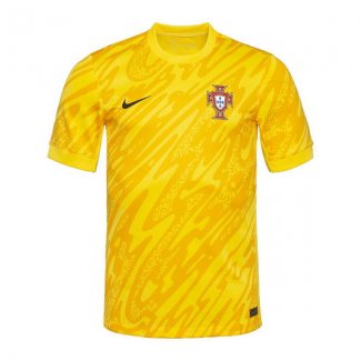 Camiseta Portugal Portero 2024 Amarillo