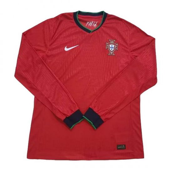 Camiseta Portugal 1ª Manga Larga 2024 - Haga un click en la imagen para cerrar