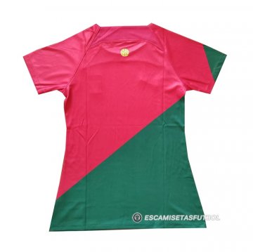 Camiseta Portugal 1ª Mujer 2022