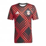 Camiseta Pre Partido del Benfica 25-26 Negro Rojo