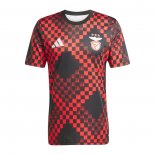 Camiseta Pre Partido del Benfica 25-26 Negro Rojo